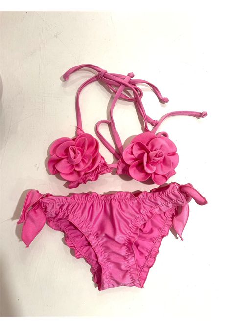 Costume due pezzi a fiore Island coco | ICJ858RO